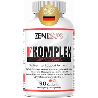 F Complex OXIVAL Advanced Original Capsules Metabolism FComplex Support Complex F-Complex Formula Easy to Use 90 Capsules