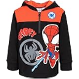 Spidey and His Amazing Friends Ghost-Spider Miles Morales Spider-Man Fleece Half Zip Hoodie Toddler to Little Kid