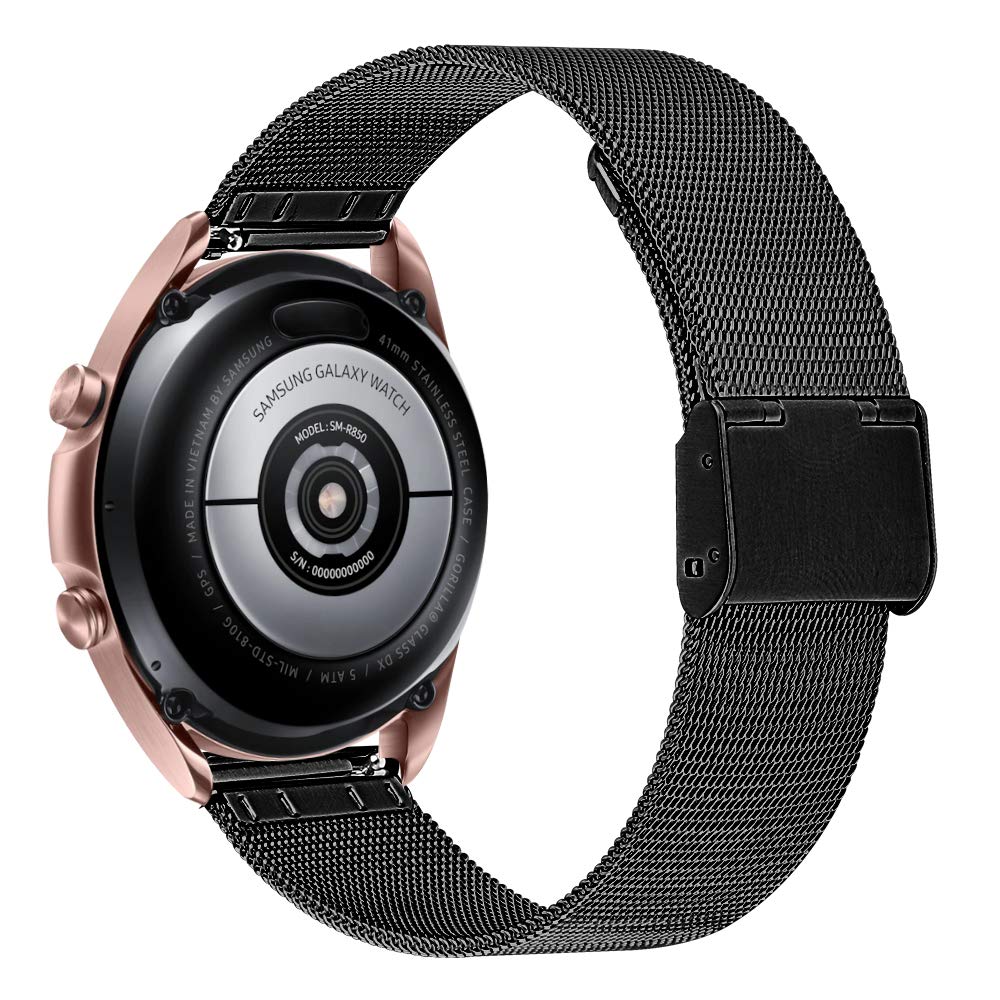RuenTech Cinturino in metallo compatibile con Xiaomi Watch S4 41 mm, cinturino in acciaio inox da 18 mm, per Xiaomi Watch S4 da 41 mm
