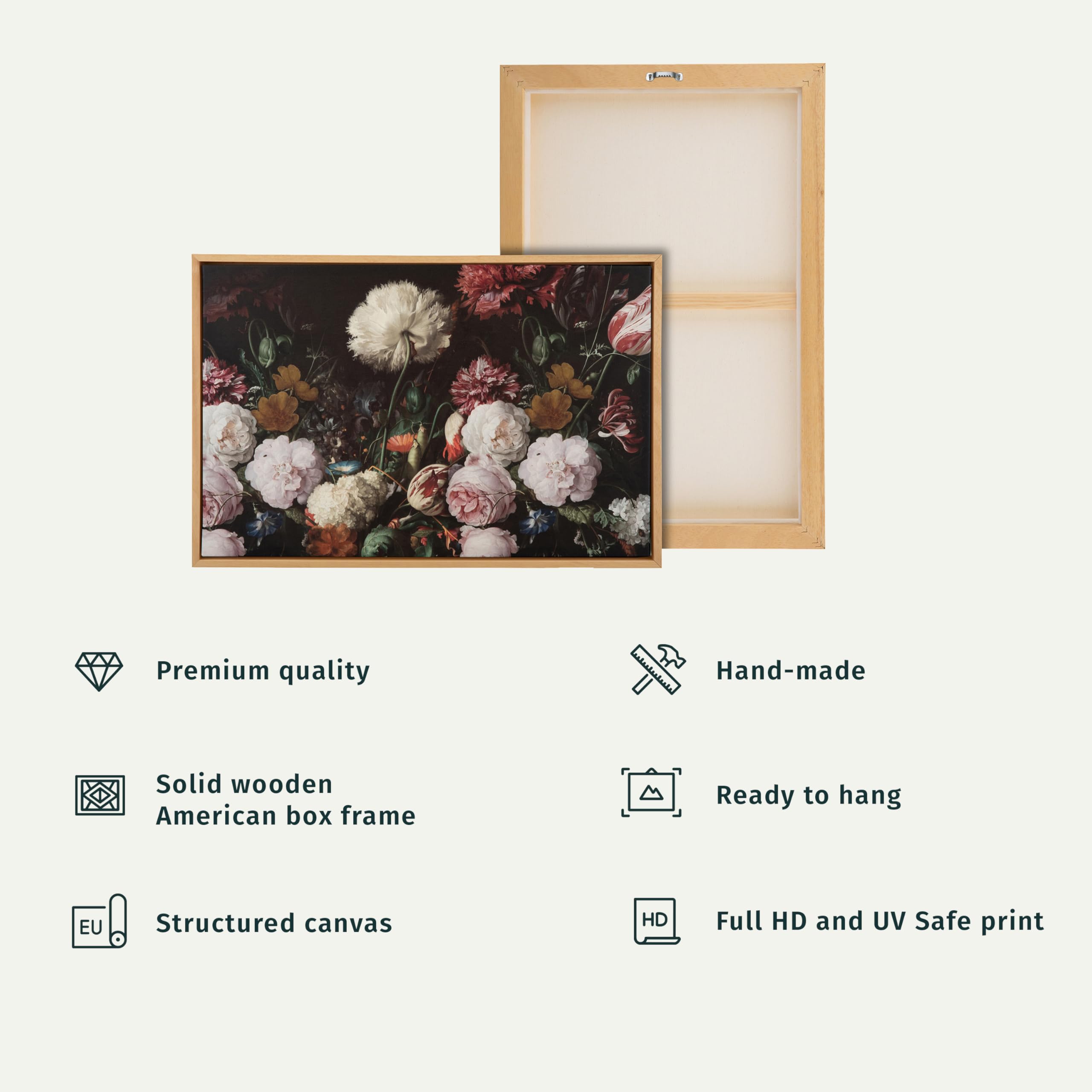 murando - Obraz Akustyczny na Płótnie Strukturalnym Abstrakcyjny Krajobraz 60x40 cm - Panel Akustyczny Dekoracyjny Obraz Ścienny - Wygłuszająca Dekoracja Ścienna do Sypialni a-H-10167-b-a