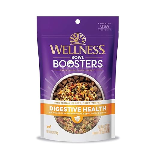 Wellness CORE Bowl Boosters Digestive Health Dog Food Topper, 4 Ounce Bag