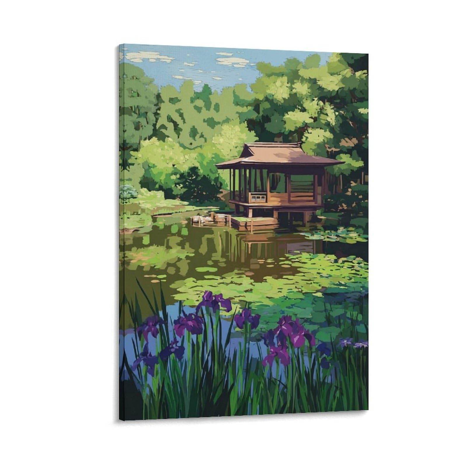 ZBBGGOZ Anderson Japanese Gardens Poster 08x12inch(20x30cm) Canvas Wall Posters And Art Picture Print Modern Family Bedroom Decor