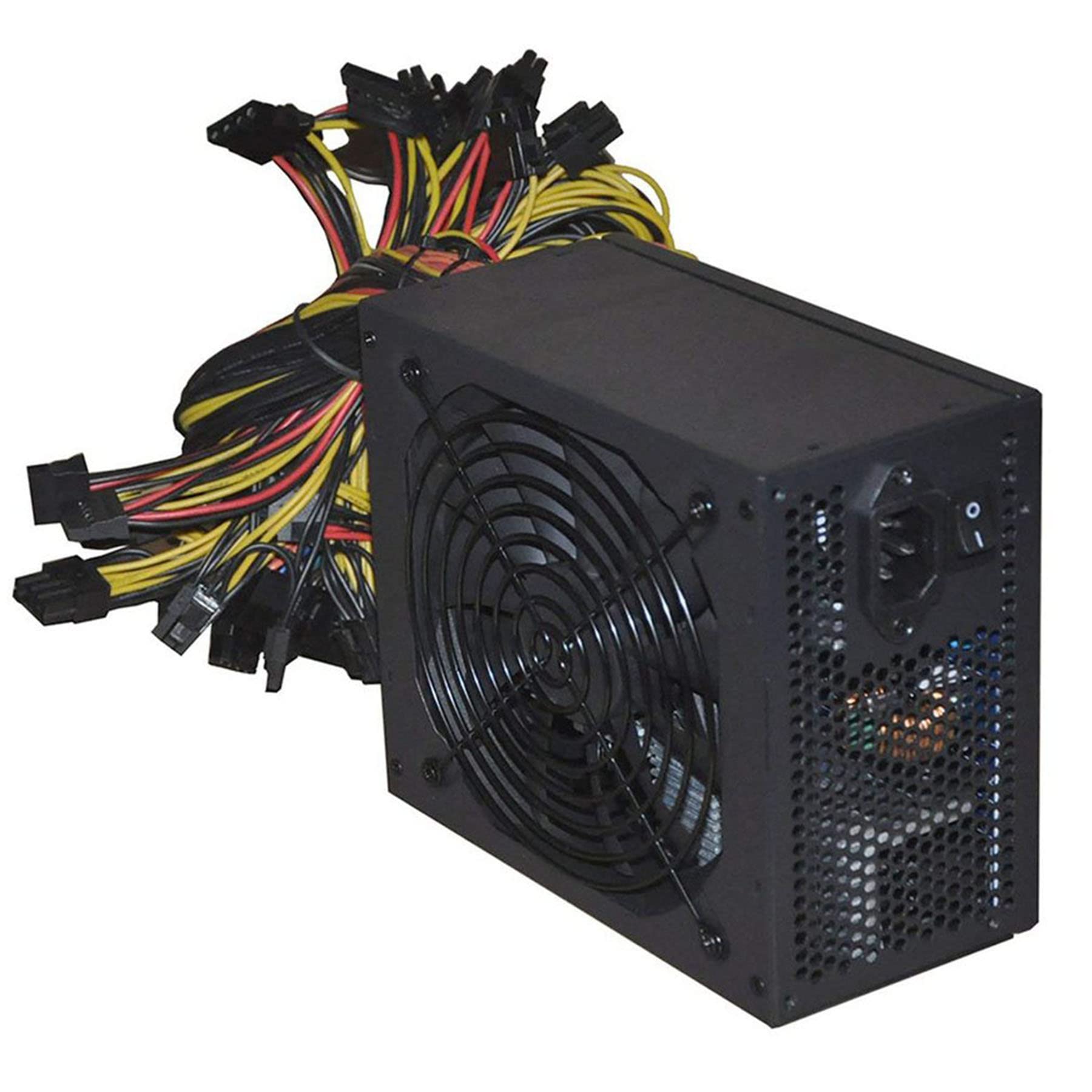 Alimentatore minerario 1800W per GPU 6/8 GTX,Potenza mineraria Ethereum BTC ASIC ATX Alimentazione mineraria,ETH Bitcoin Mining PSU PC PC Alimentatore Mining Rig PSU