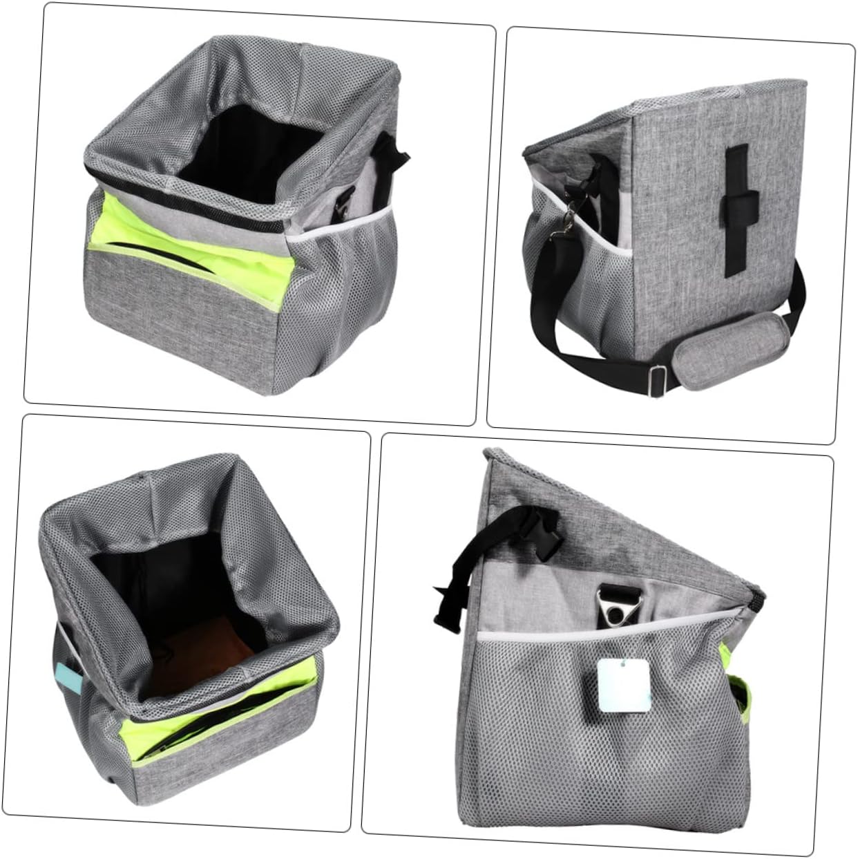 BESPORTBLE Oxford Cloth Detachable Dog Bike Carrier Basket Breathable Pet Bike Basket for Comfortable to Install Clean Spacious Design for Pets