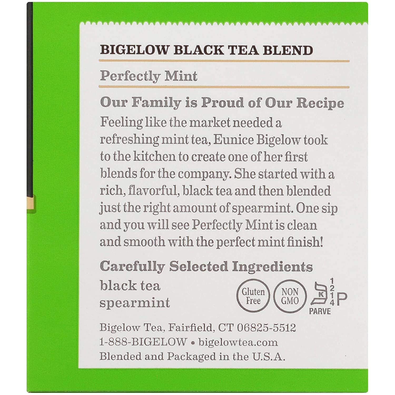 Bigelow Perfectly Mint Tea Bags - 20 ct (Pack of 4)