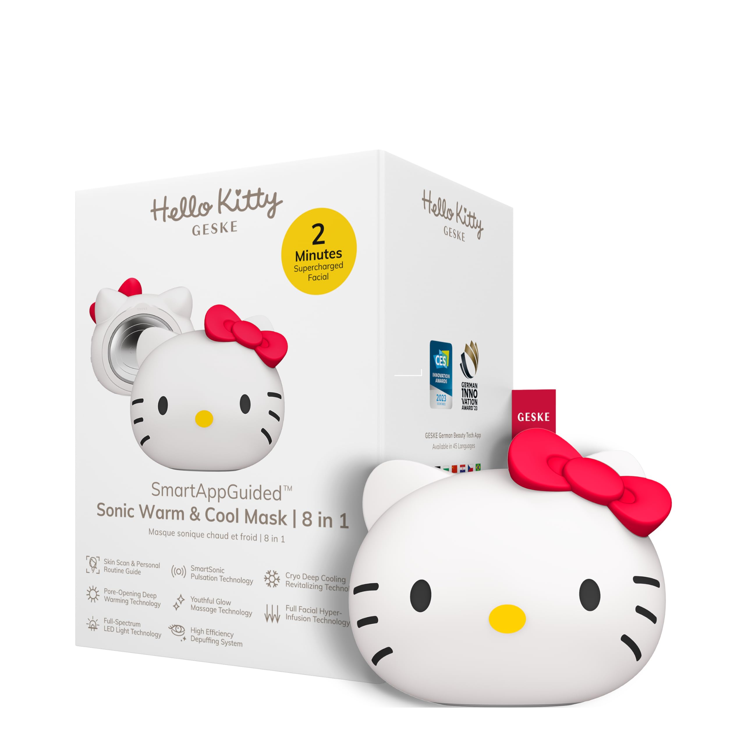 Amazon.co.jp: GESKE Hello Kitty Sonic Warm & Cool Mask | 8 in 1