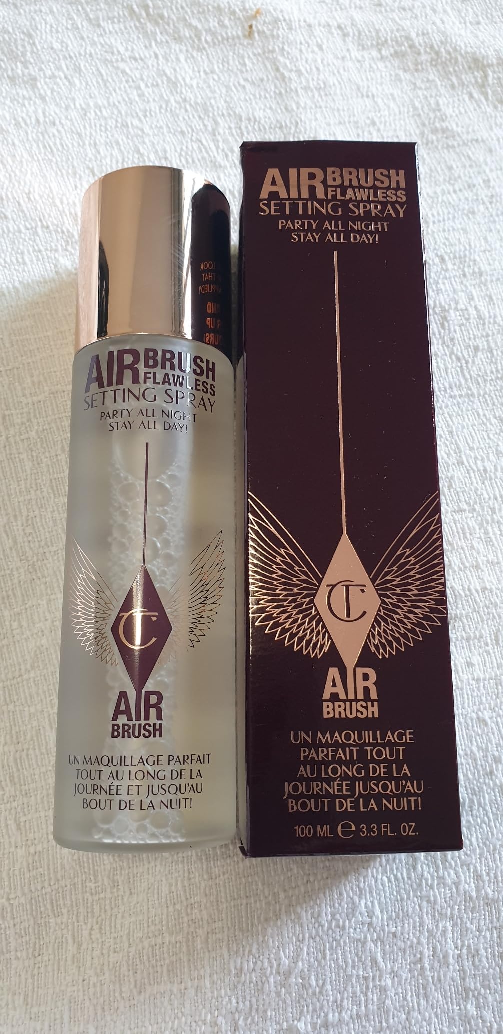 Charlotte Tilbury Original | Spray Airbrush Perfection Impeccable | BELLA par Cloud.Sales Cosmetics (SPRAY FIXATEUR 100 ml)