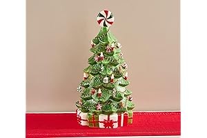 Valerie Parr Hill 18.5" Illuminated Ceramic Gingerbread Tree