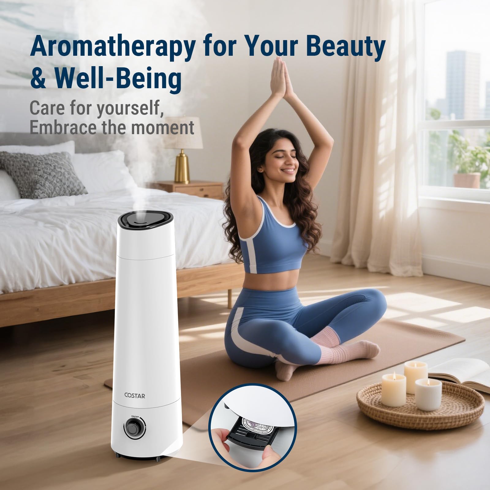 COSTAR Ultrasonic Humidifier - 6L Cool Mist -7