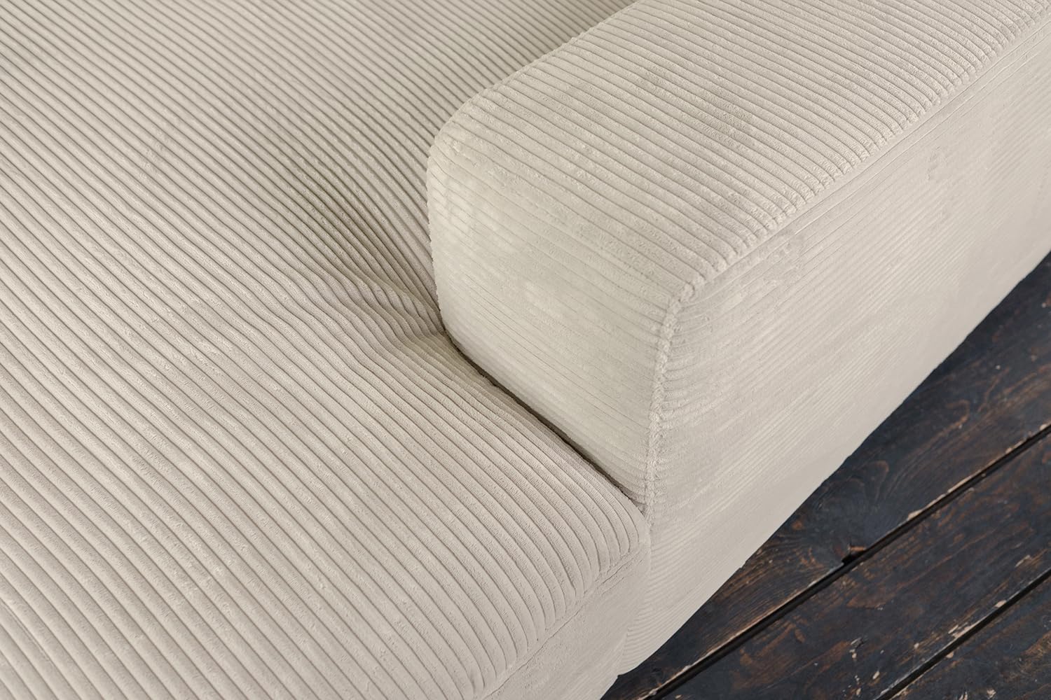 KAWOLA XXL Cord Sofa Madeline I Große Couch im Zeitlosen Design I Gaming und Relax Sofa - 290 x 86 x 170 (BxHxT)