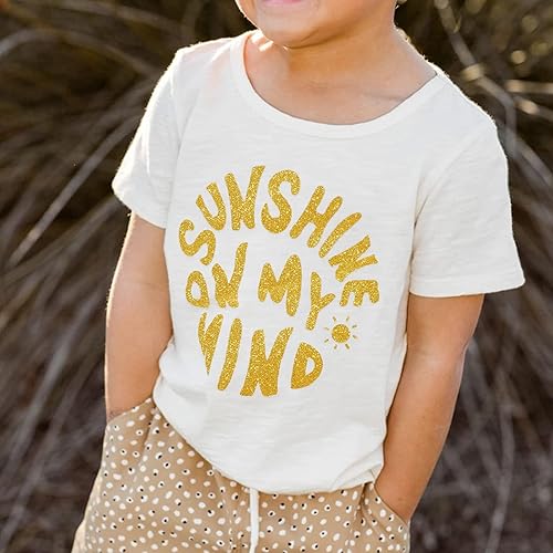 Miniatura 5 de WRAPXPERT Vinilo de transferencia de calor con purpurina dorada, vinilos HTV con purpurina de 10 x 5 pies, vinilo dorado con purpurina para planchar