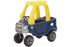 Cozy Truck Ride-On with Removable Floorboard: The Perfect Little Tikes Car for Toddlers Ages 1-3