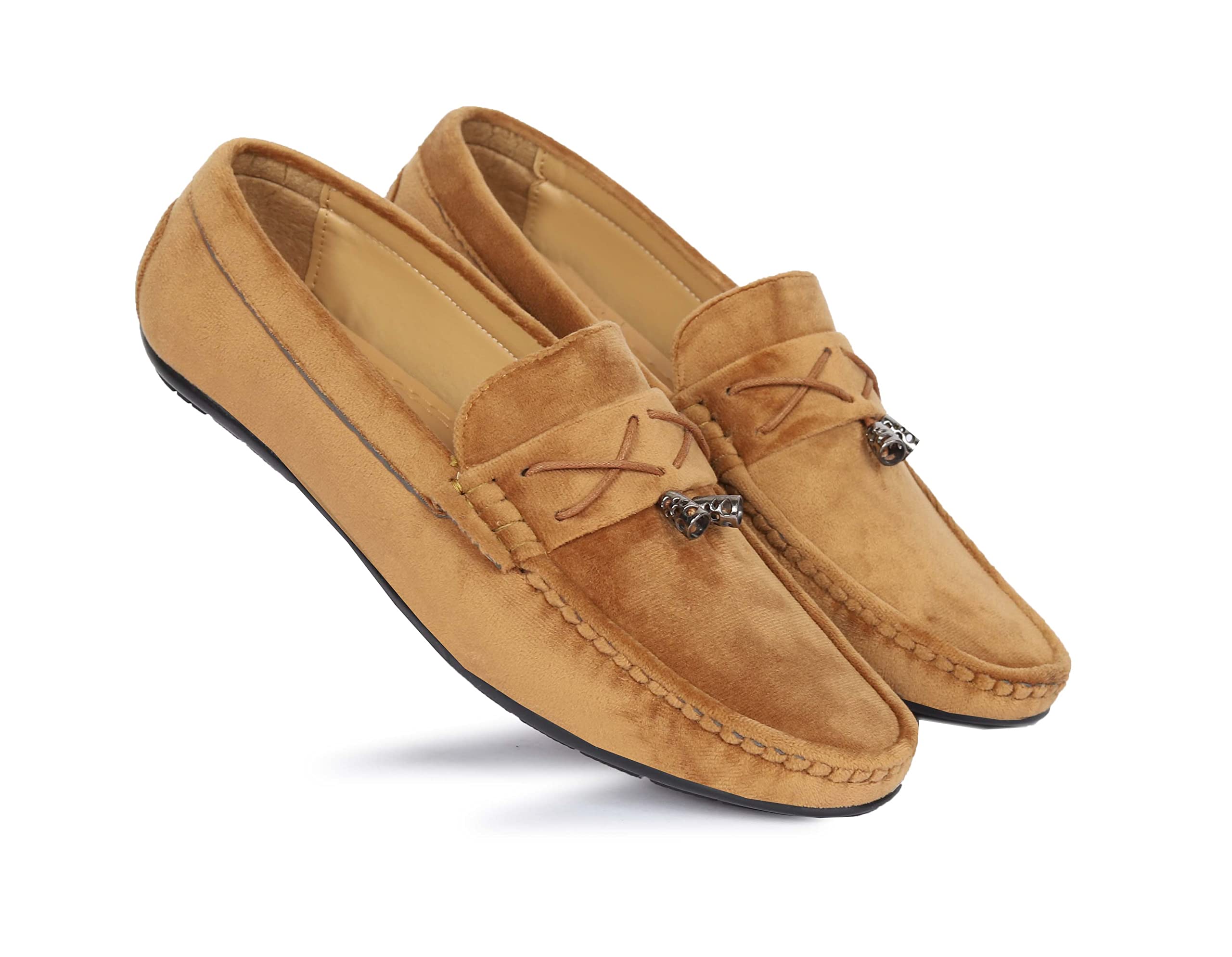 Punch Mens Velvet Synthetic Leather Comfortable Driving|Casual Loafer Shoes for Men A-113VL (Peach, Numeric_7) (B0BYJ8DGQD) Amazon Price History, Amazon Price Tracker