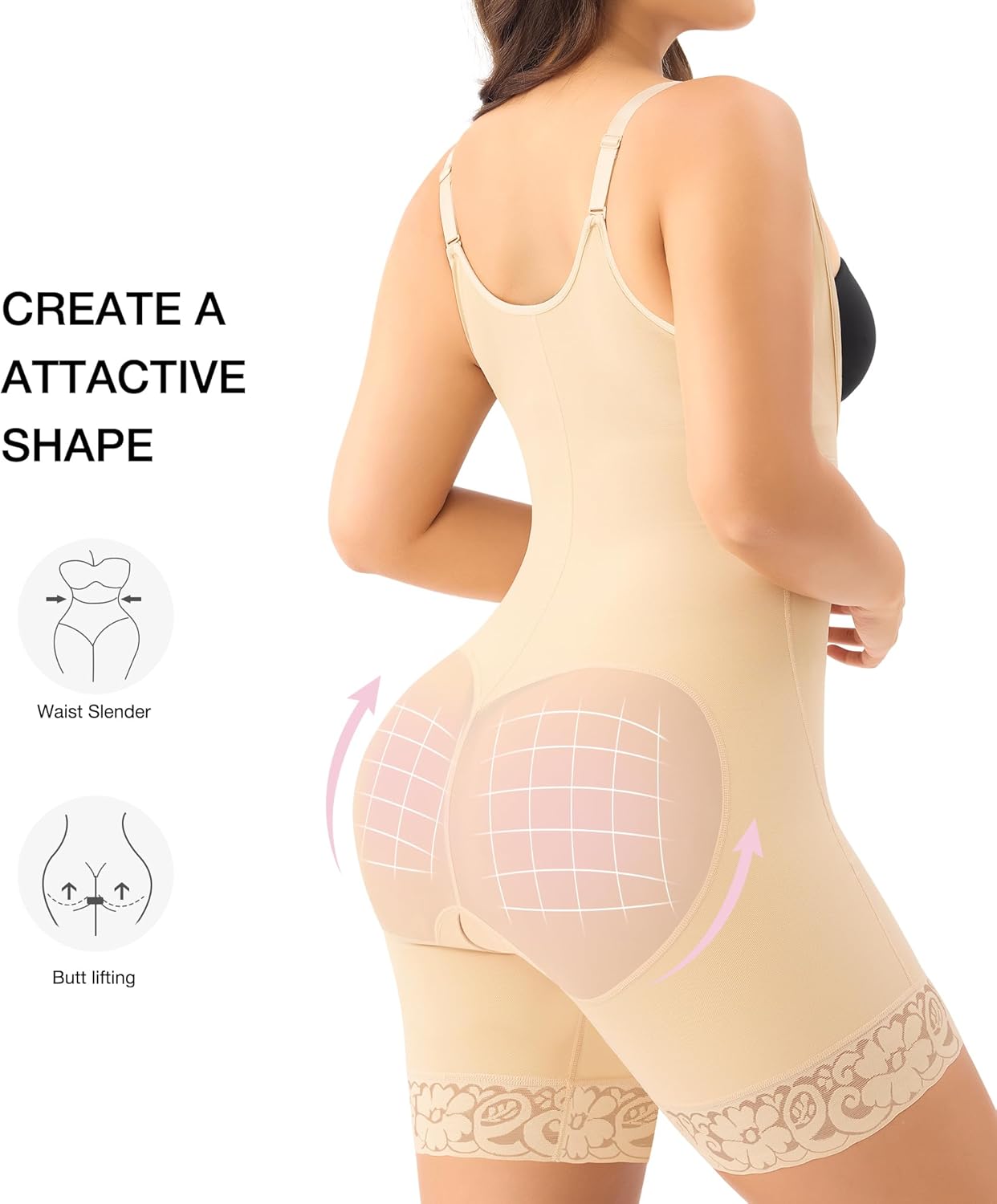 Eleady Full Body Shapewear for Women Fajas Colombianas Moldeadoras Overbust Postpartum Slimming Bodysuit Tummy Control - Image 3