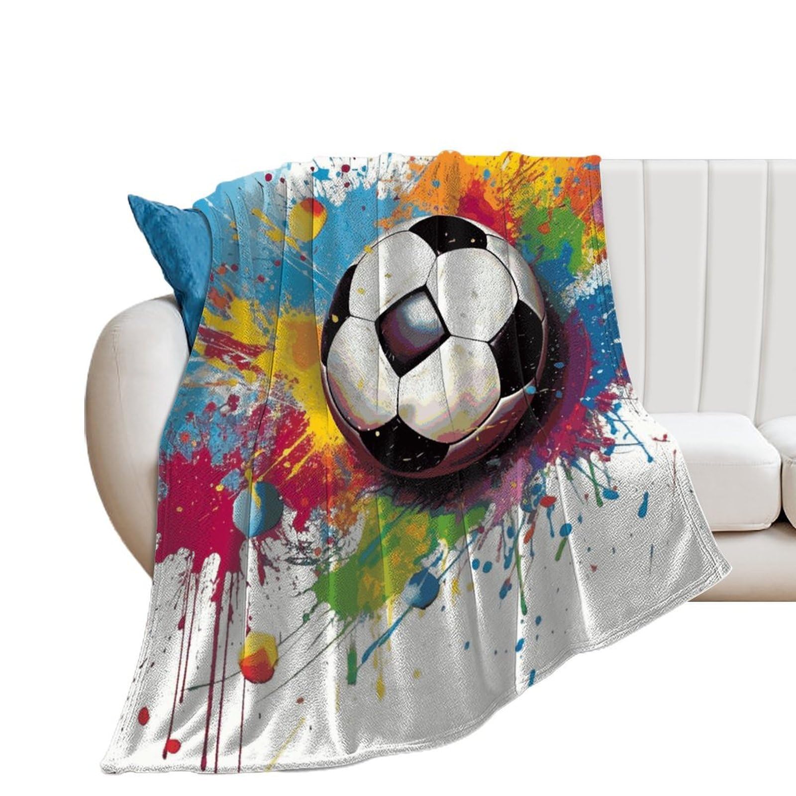 Couverture pour canape et camping le plaid parfait pour vos soirees foot