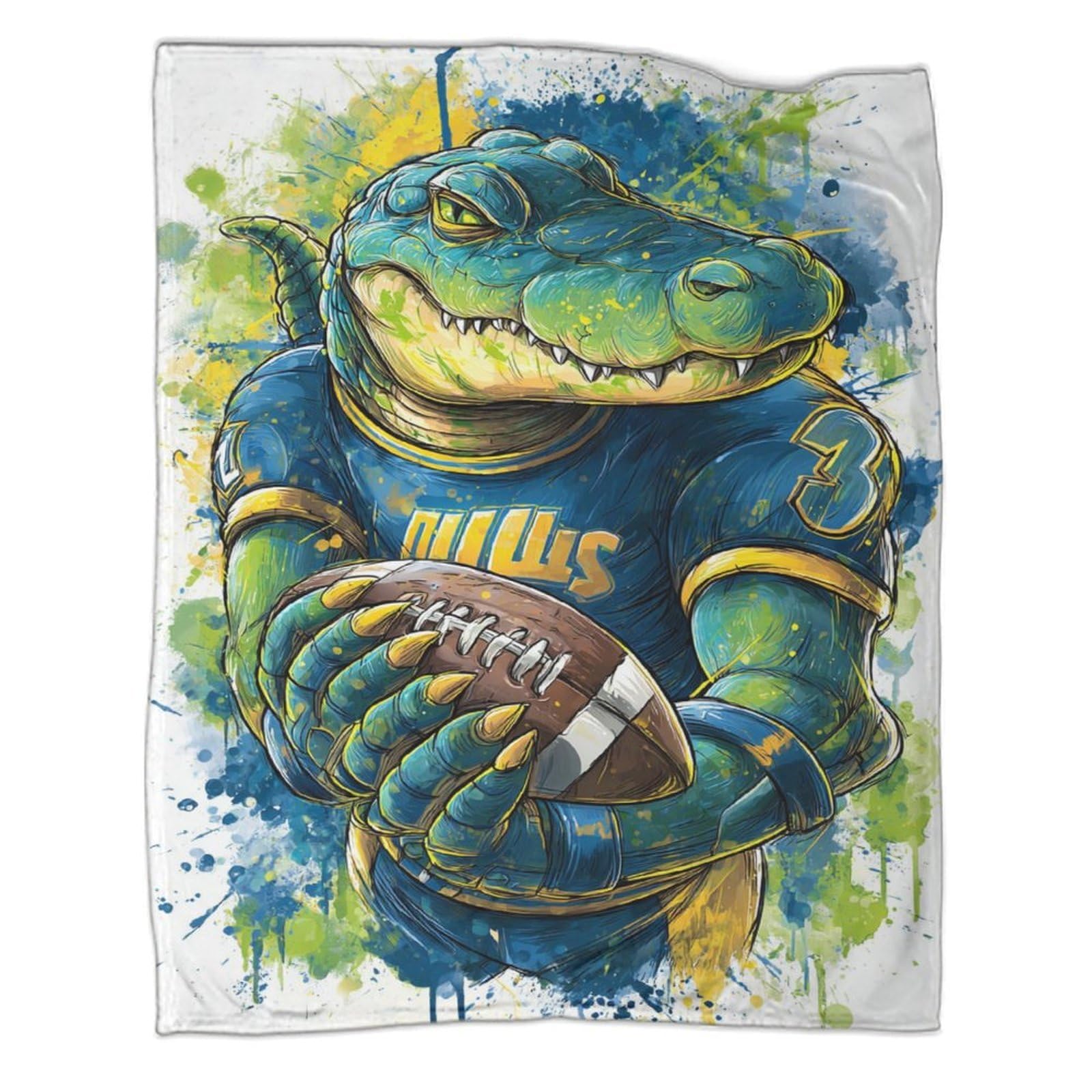 Couverture dinosaure 3D en flanelle premium douceur haut de gamme 130cm