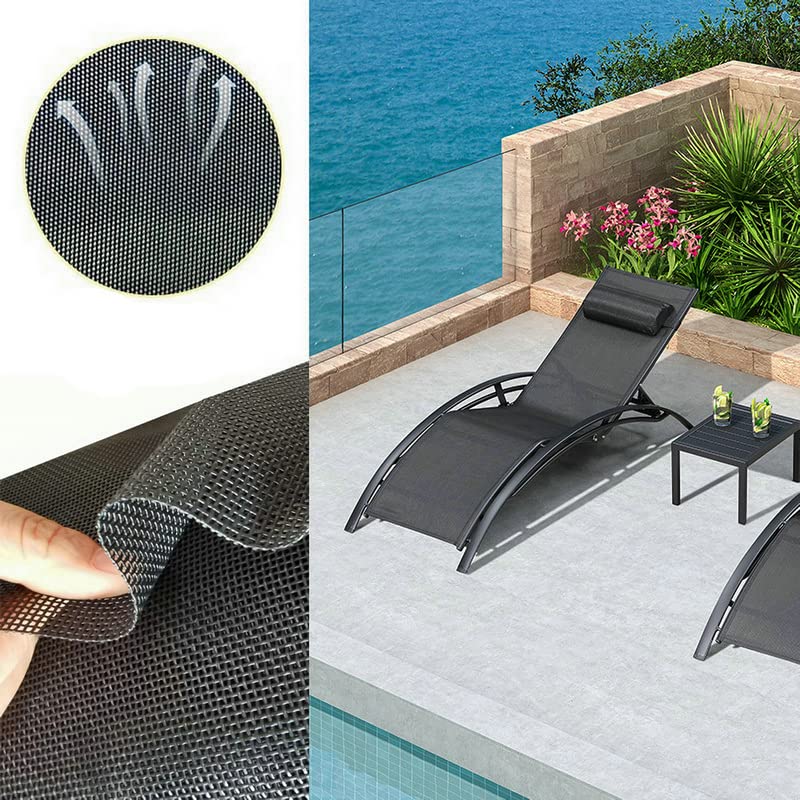 Tela de malla Teslin de 1,5 m de ancho para bricolaje, oficina, playa, salón, silla, mantel individual grueso, impermeable, tela de PVC para exteriores (3 MX1,5 M)