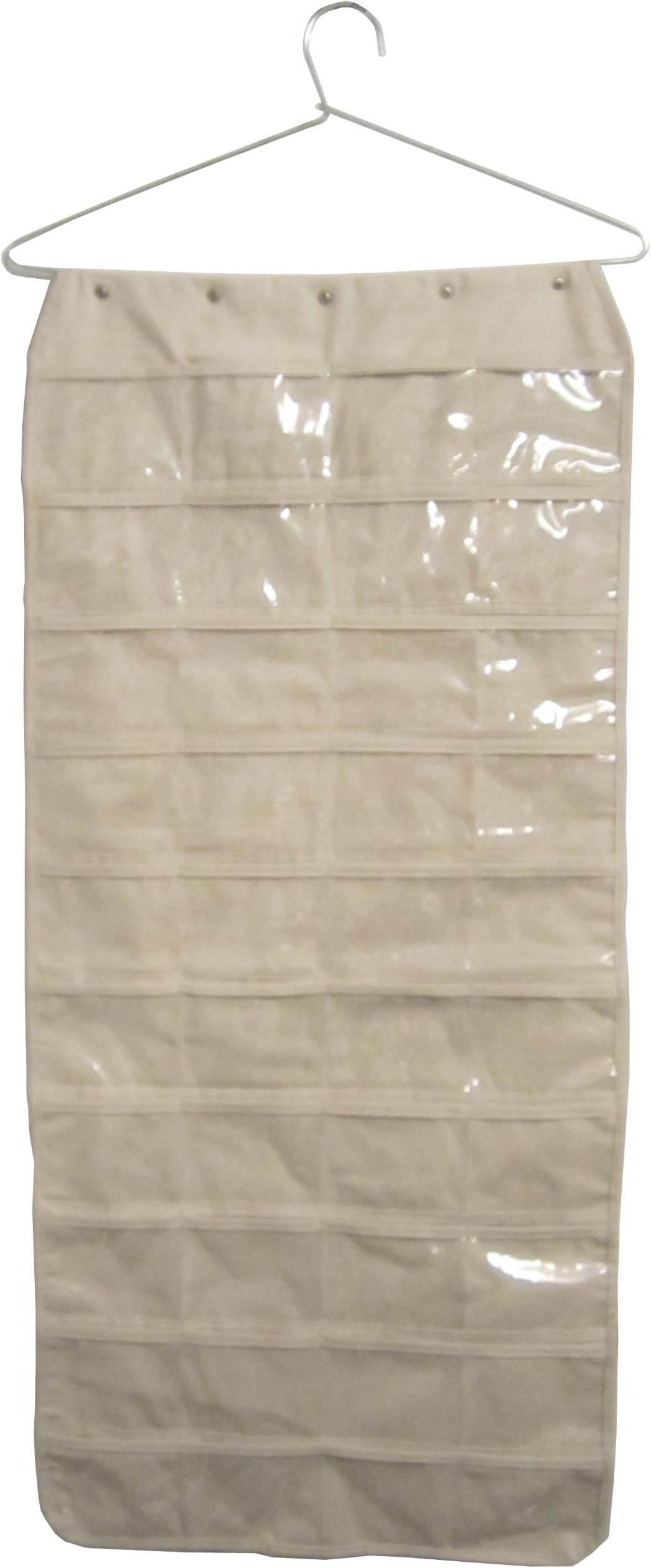 RayCo 80 Pocket Hanging Jewelry Organizer - Canvas