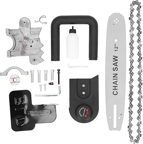 Miniatura 2 de Juego de convertidor de motosierra, soporte eléctrico para motosierra, kit de accesorios de motosierra eléctrica, soporte eléctrico de acero al