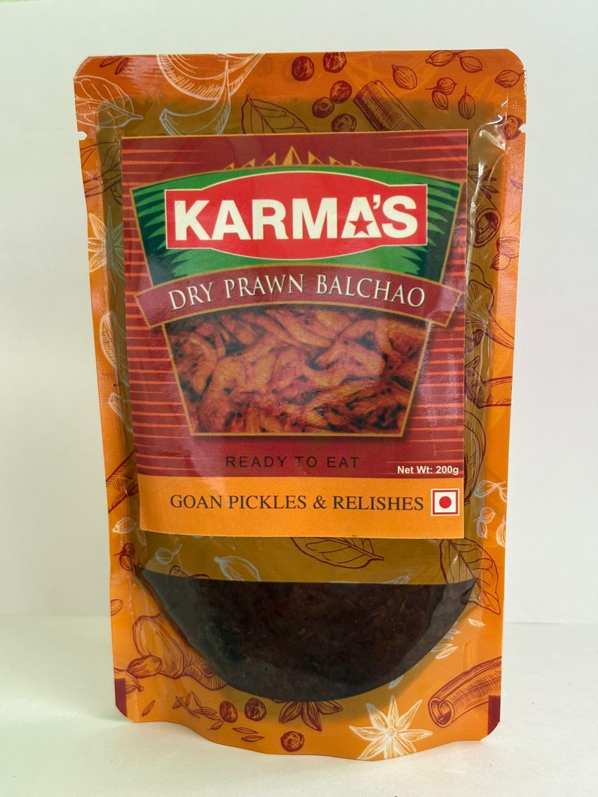Karma's DRY PRAWN BALCHAO - Pack of 2