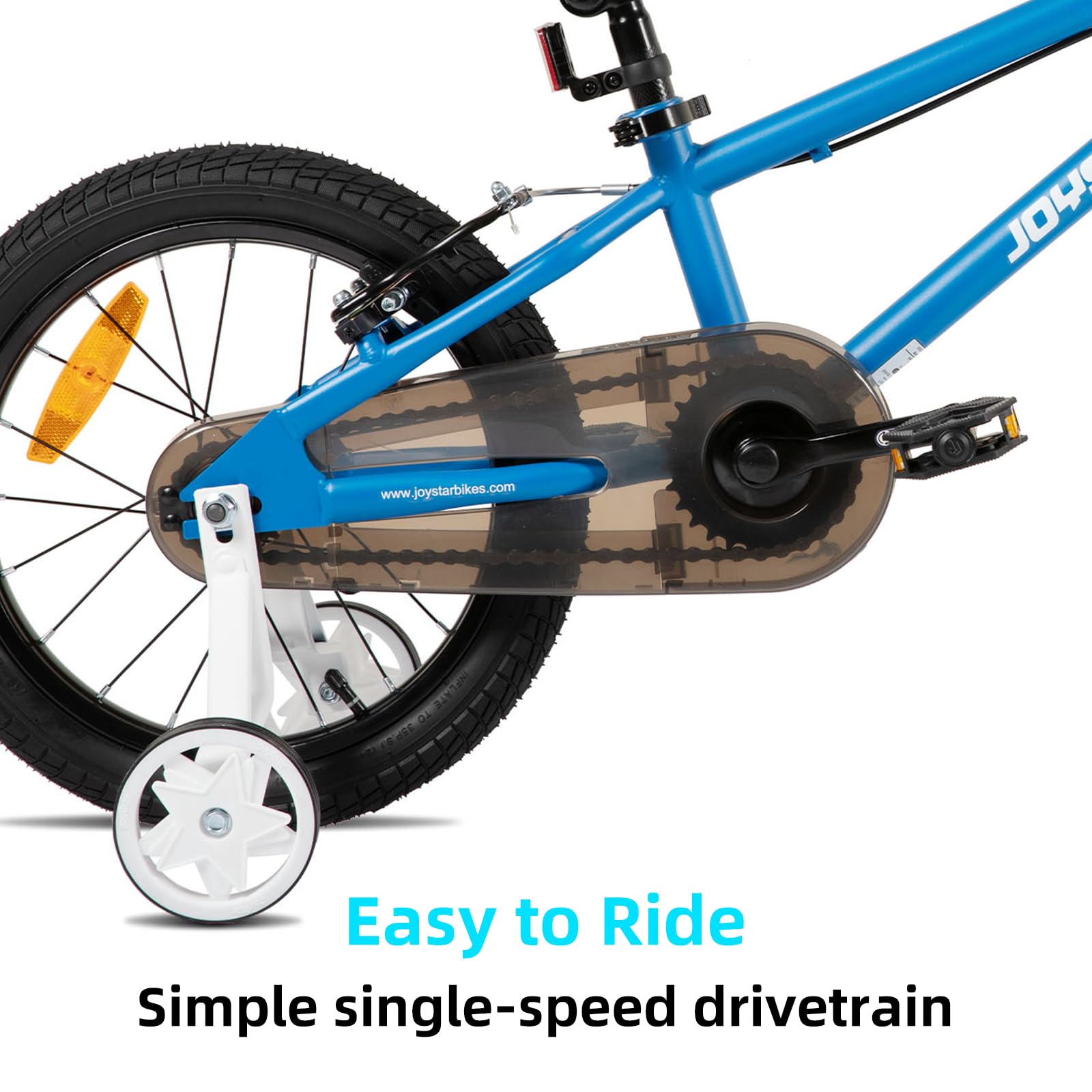 JOYSTAR Lomand 14/16/18/20 Zoll Kinderfahrrad mit Stützrädern, 14/16/18/20 Zoll Jungenfahrrad mit Zwei V-Bremsen für Kinder von 3 bis 11 Jahren