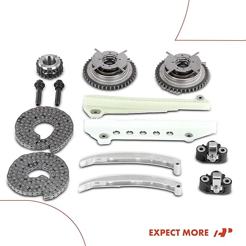 Miniatura 10 de A-Premium Kit de cadena de distribución del motor con guía y tensor y VVT Sporcket [compatible con SOHC, 8Cyl 4.6L] Compatible con Ford Mustang