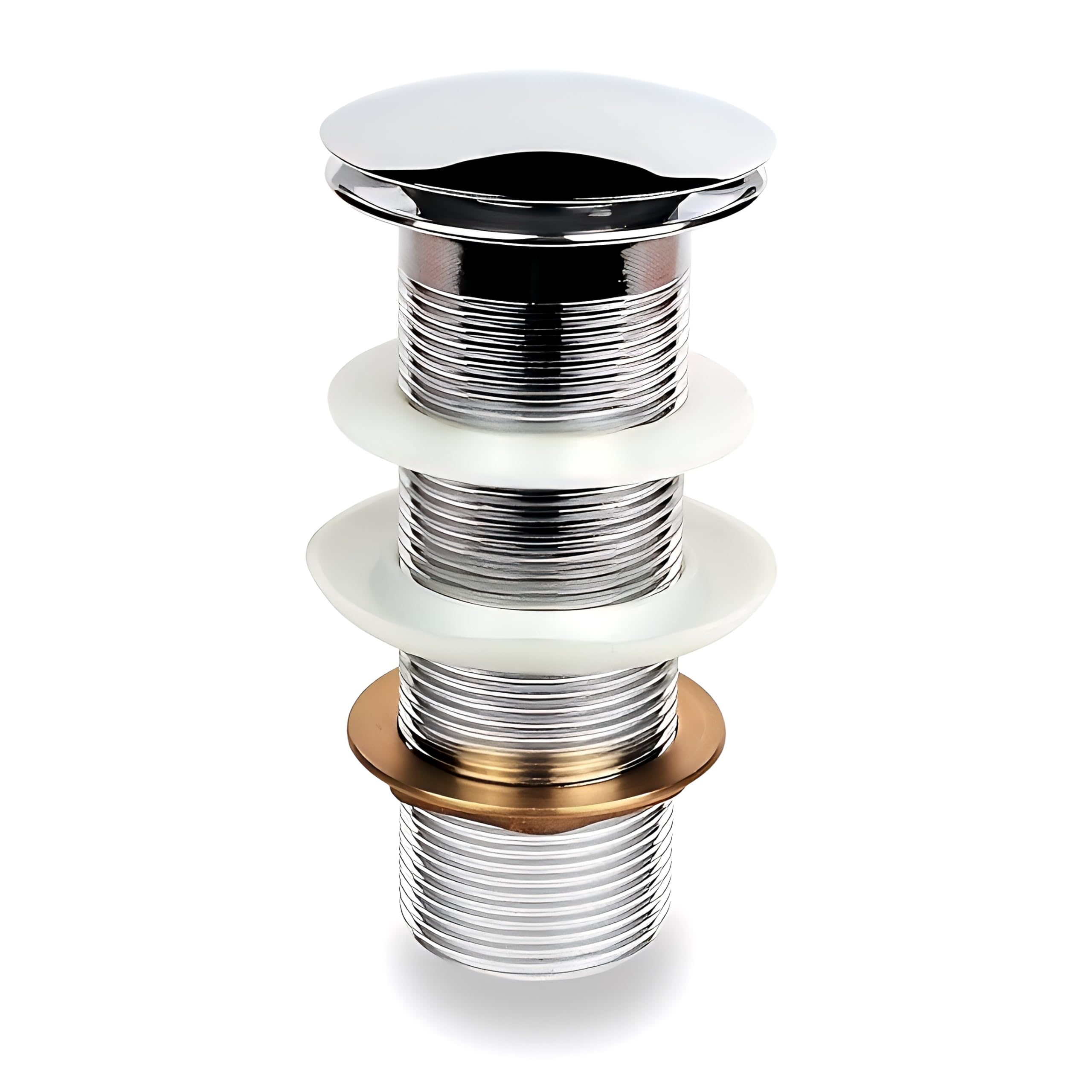 Carnival Heavy Quality Full Brass Chrome Finish 6" Inch Full Thread Pop Up Waste Coupling 32mm For Wash Basin | Wash Basin Drain (B0CTKQWZH7) Amazon Price History, Amazon Price Tracker