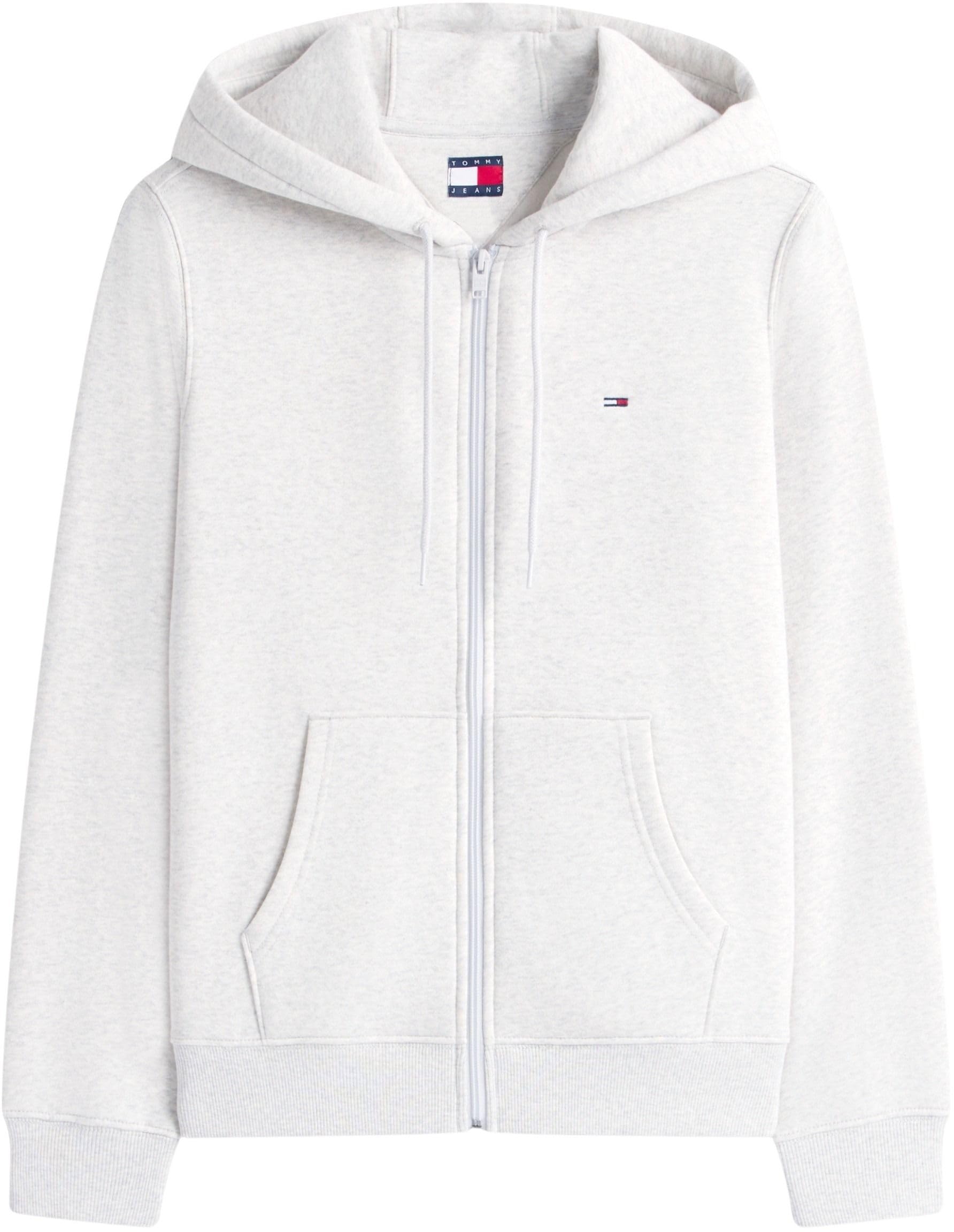 Tommy Jeans Damen Hoodie mit Reißverschluss Zip Thru mit Kapuze