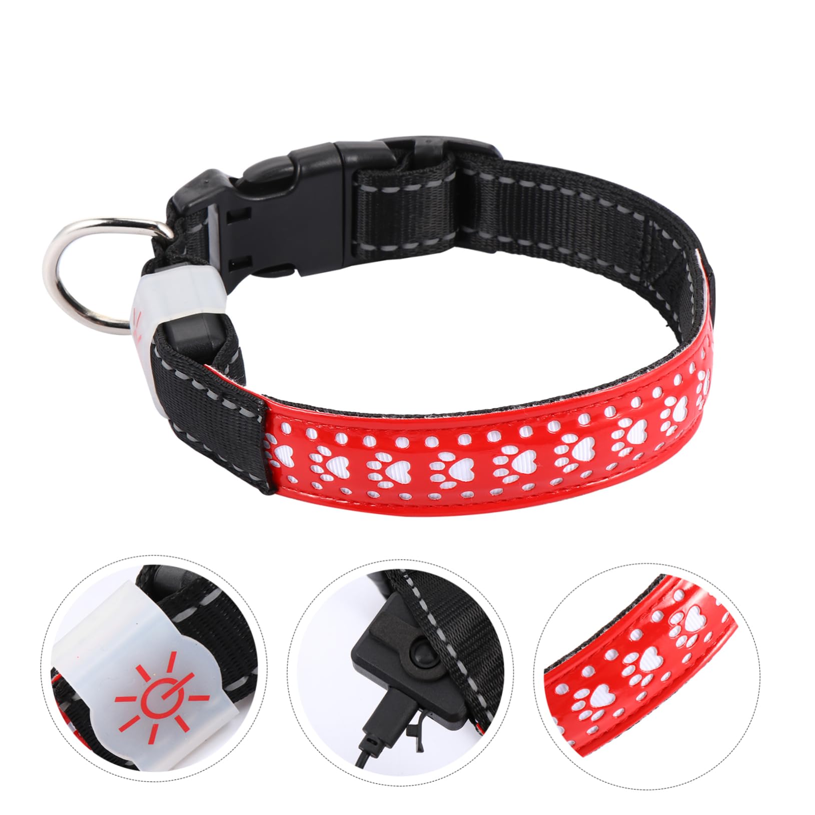 POPETPOP Collier Lumineux LED pour Chien 3 Pièces Collier Lumineux pour Chien ...