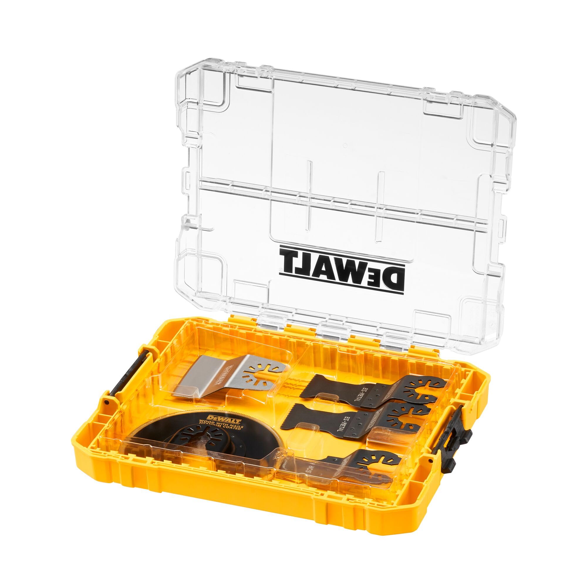 DEWALT Piła 5 hojas de sierra para multi-herramienta DT20701-QZ, DT20704-QZ, DT20714-QZ, DT20711-QZ, para multi-herramienta oscillante
