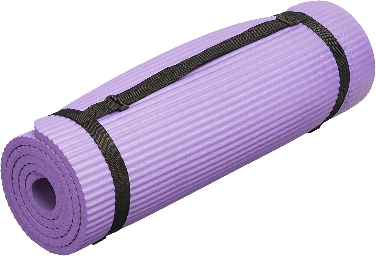 BalanceFrom GoYoga 7-Piece Set - Include Yoga Mat with Carrying Strap, 2 Yoga Blocks, Yoga Mat Towel, Yoga Hand Towel, Yoga Strap and Yoga Knee Pad (Purple, 1/2"-Thick Mat) : Home & Kitchen