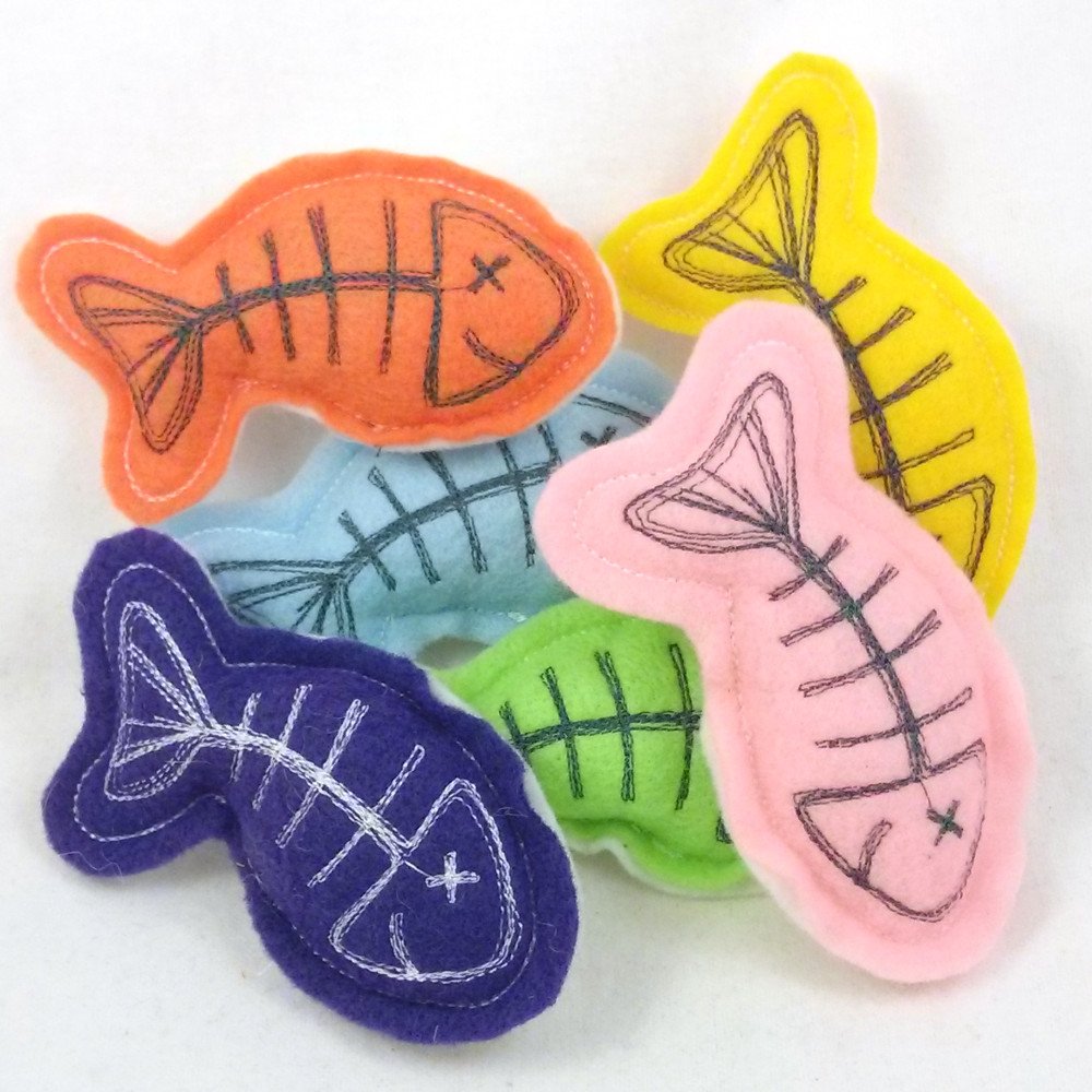 Penny's Boutique Cat Toys (Standard, Fishbones-Asstd)