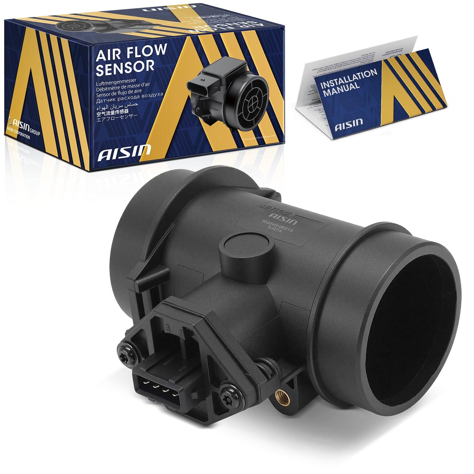 AISIN AFTERMARKET MAFHY-00215 Mass Air Flow (MAF) Sensor with Housing
