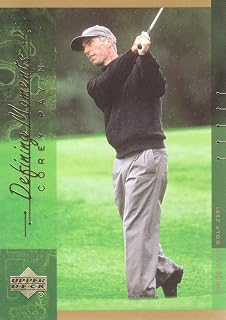 2001 Upper Deck Golf Trading Cards #137 Corey Pavin Defining Moments