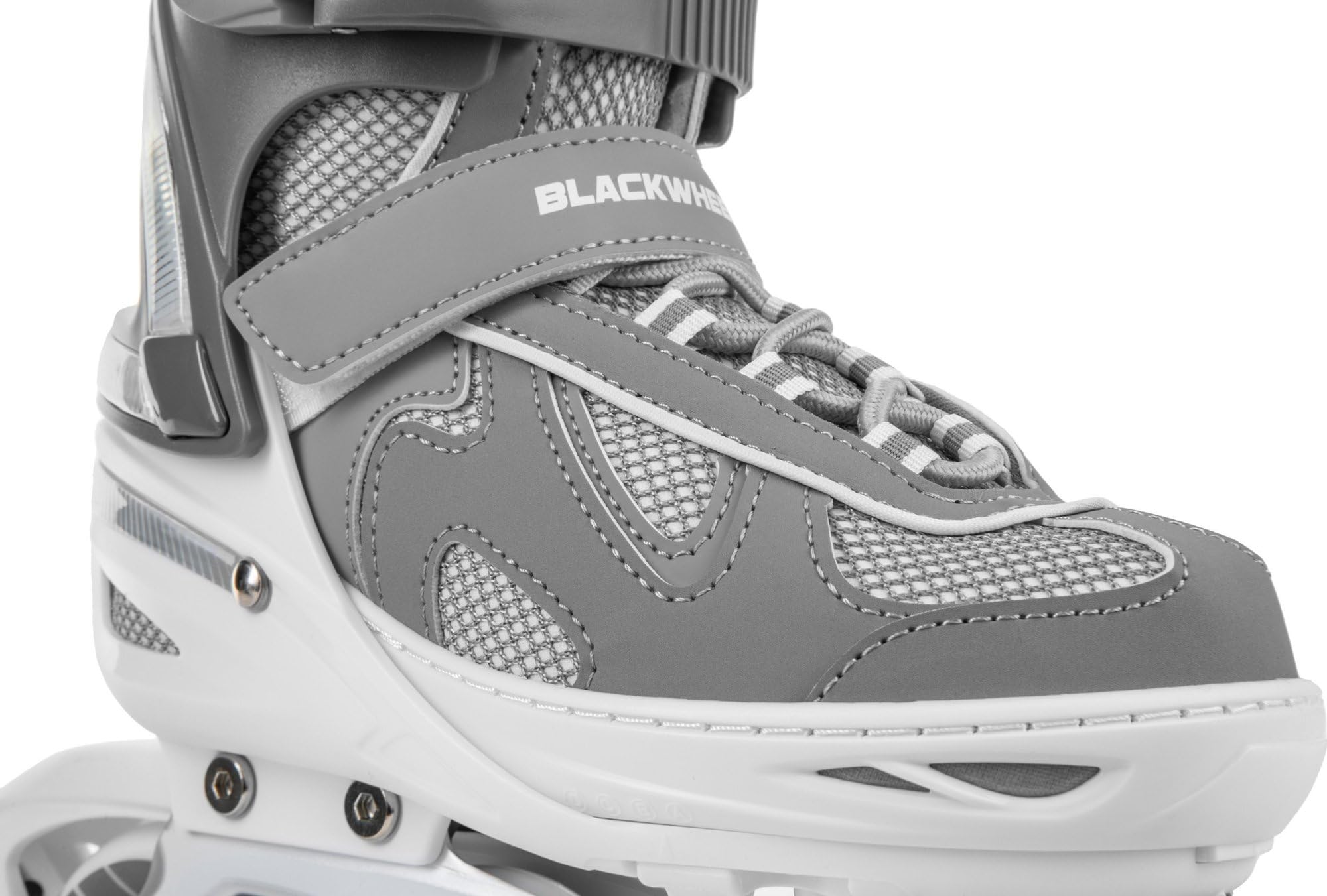 BLACKWHEELS Flex Pro Patines en línea Ajustables con chasis de Aluminio, rodamientos ABEC-7 y Sistema de Triple Cierre