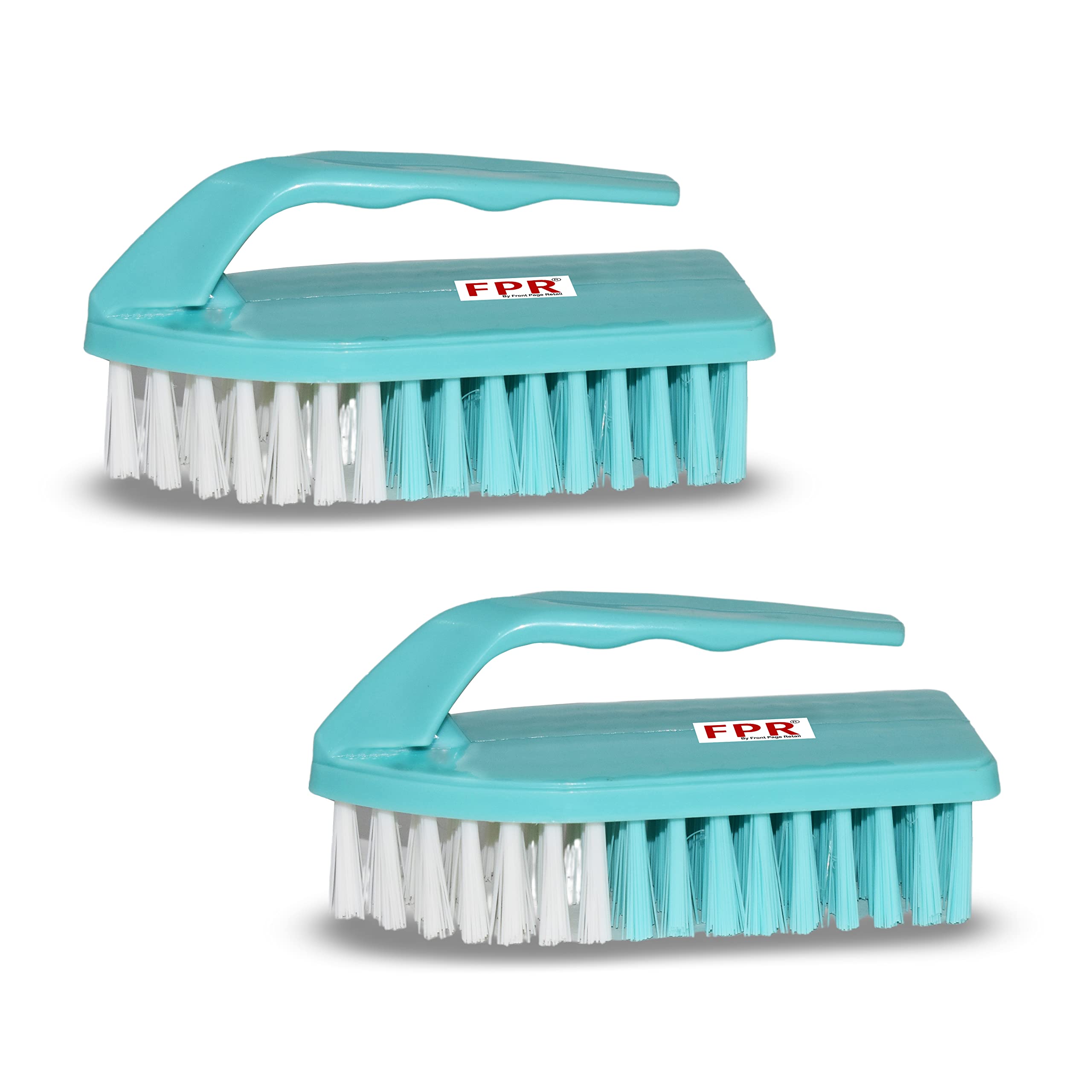 FPR Cloth Cleaning Brush with Handle Flexible Bristles Laundry Brush for Washing Cloths, Tiles, Sink, Shoes, Bathroom (Aqua Green) -14.5x6cm (2) (B09SHXTVNF) Amazon Price History, Amazon Price Tracker