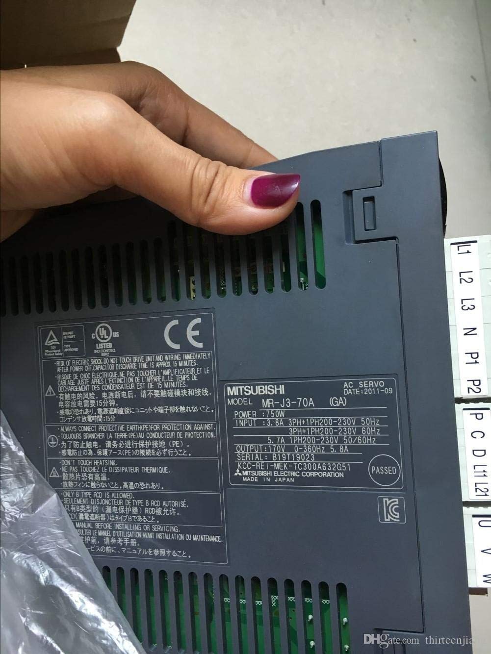 Amazon.co.jp: （修理交換用 ）適用する MR-J3-70Aサーボドライバ