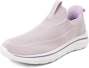 Sosenfer Women's Slip On Trainers, Breathable Trainers, Lightweight Mesh Sports Shoes, Walking Shoes, Bequme Slip-On Shoes for Gym, Fitness, ZISE-40