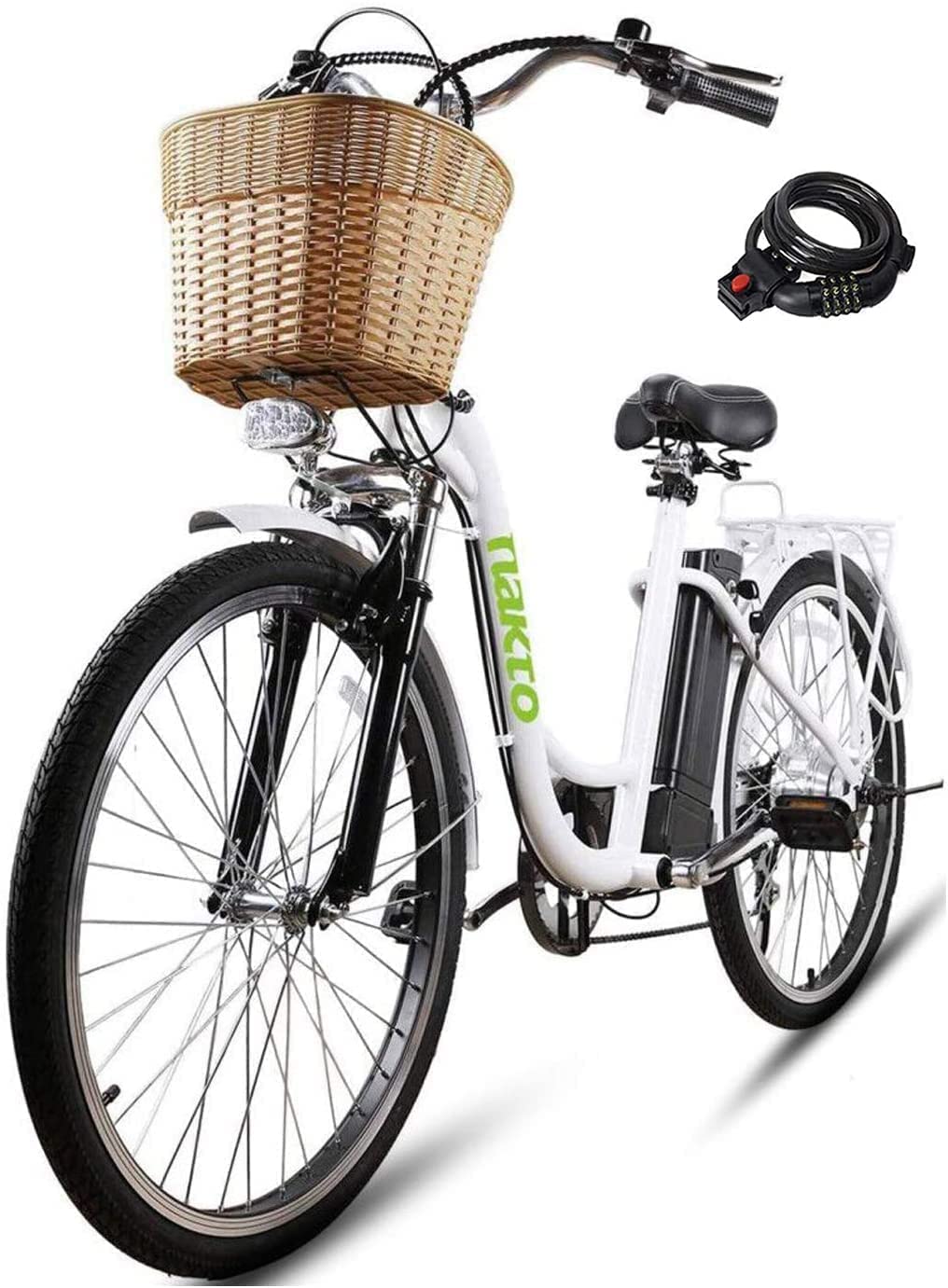 nakto electric bicycle sporting shimano 6 speed gear ebike