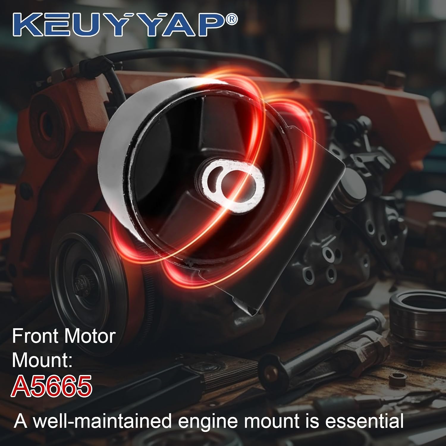 4Pcs Engine Motor Mount Compatible with Chrysler Town & Country 11-16 & for Dodge Grand Caravan 11-20 & for RAM C/V 12-15 & for Routan V6 3.6L 11-14 Transmission Mount Set A5665 A5480 A5589 A5577
