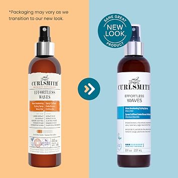 Curlsmith Effortless Waves Styling Spray | Lightweight wave styling spray, Reduces frizz, Easy styling, Wavy curls, Vegan, 59 ml
