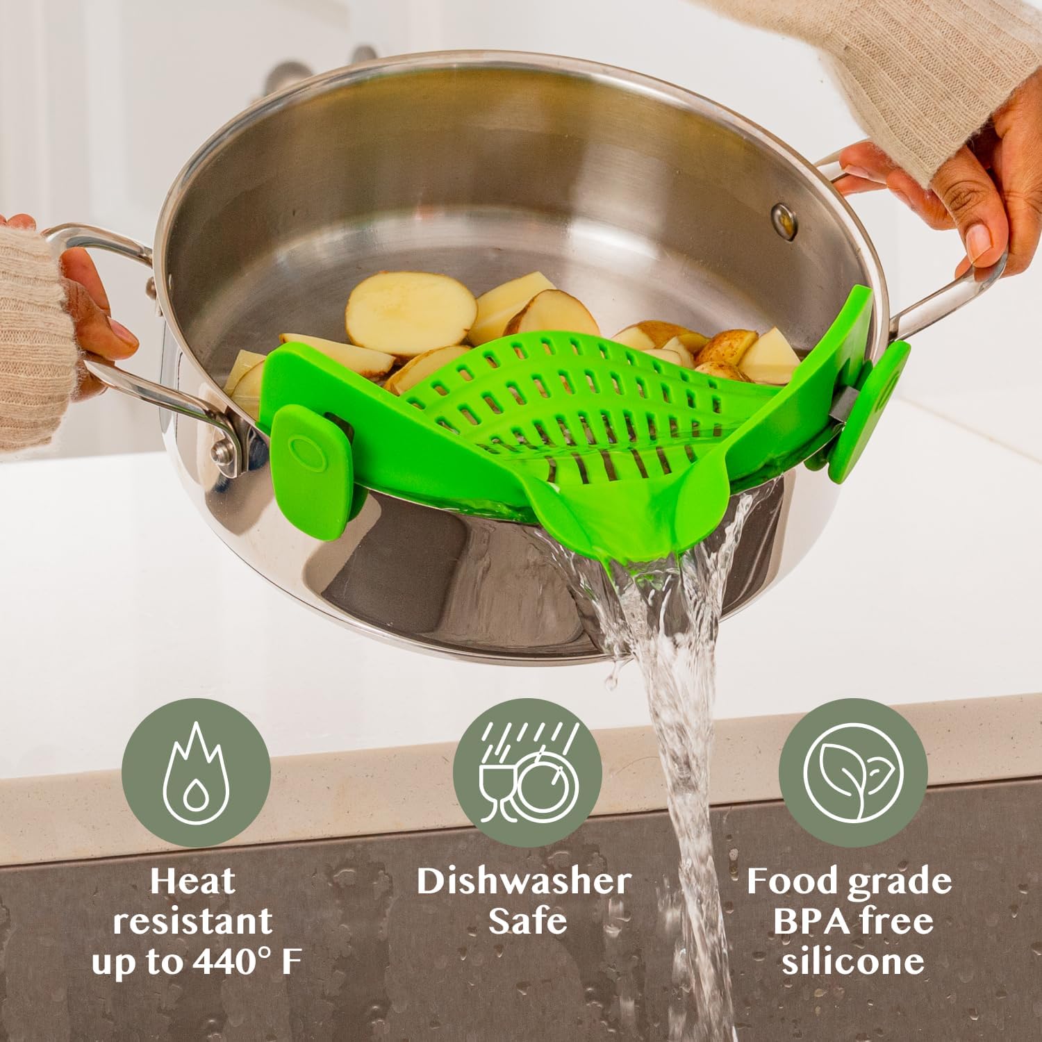 Snap N' Strain: The Clip-On Strainer That Just Gets It - image 5