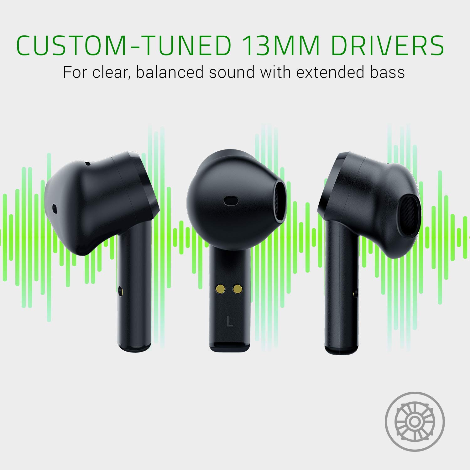 Razer Hammerhead Water Resistant Bluetooth 5.0 Auto Pairing True