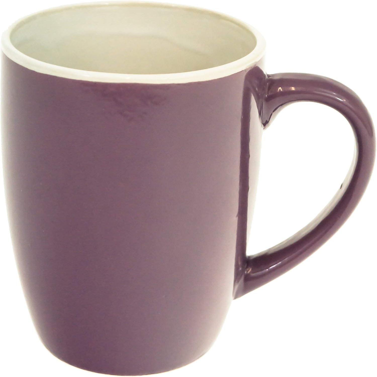 Ceramic 300ml Coffee Tea Cup Mug Mugs In Choice Of Deals Purple Amazon Co Uk