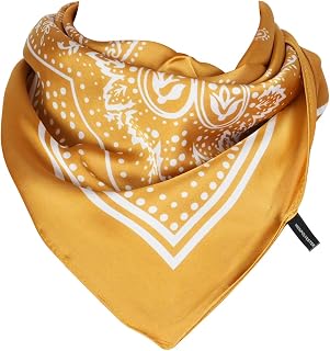 27.5 Inches Satin Head Scarf -Hair Scarf Silk Head Scarf Silk Bandana Hair Wrap Neck Scarf for Women Men