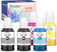 Vista 1 de GI-26 GI26 GX7021 Ink Bottles Set Compatible for Canon 26 GI-26 GI26 26 Ink Refill Bottles Work for Canon MAXIFY GX4020 GX7021 GX6021 GX7120 GX5020