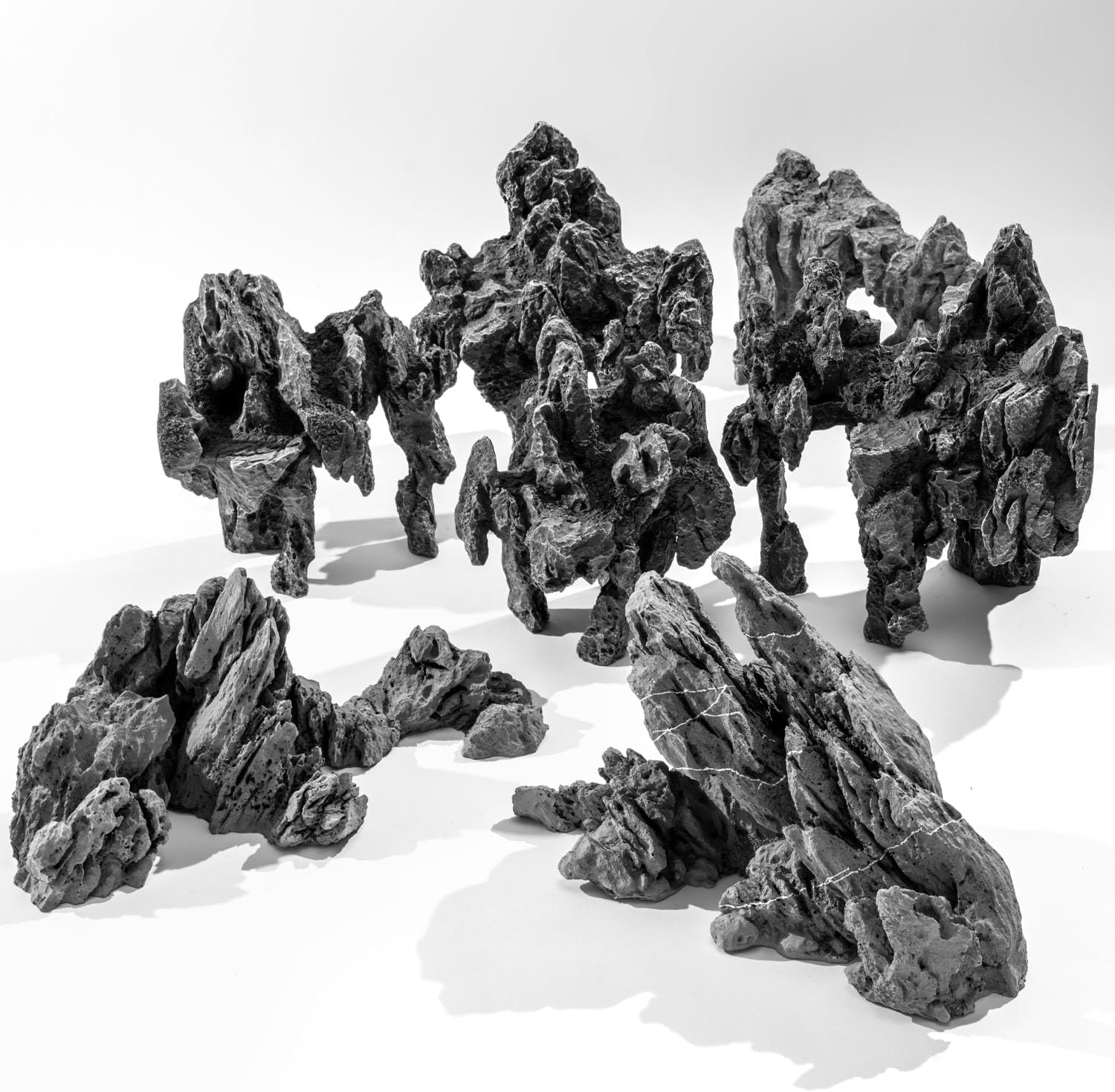 Ultum Nature Systems UNS Strata Aquarium Artificial Seiryu Stone Aquascape Decoration (Type 2)