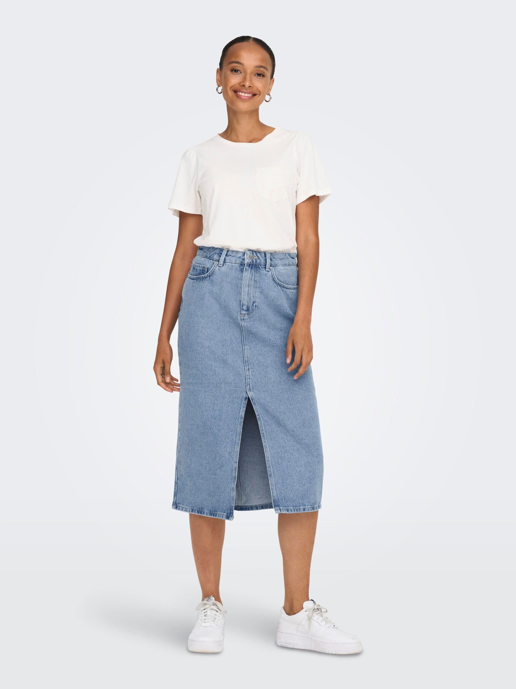 ONLY Denim Skirt ONLBIANCA Denim Skirt