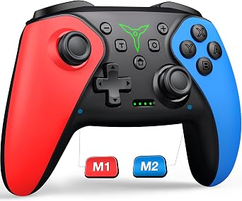 Fanxieast Upgraded Wireless Controller for Nintendo Switch/Switch 2/Lite/OLED,Programmable Switch Pro Controller with with a Mouse Touch Feeling on Back Buttons& Wake-up,Programmable, Turbo Function