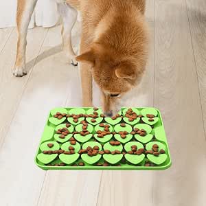 Small Silicone Snuffle Mat for Small Dog Puppy Cat Slow Down Eating, Slow Feeder Lick Mat for Dry and Wet Food